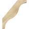 Ekena Millwork 6"W x 22"D x 26"H Funston Rough Sawn Knee Brace, Douglas Fir BRC06X22X26FST00RDF - alternate 4